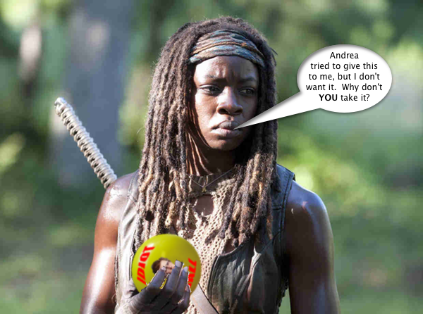 Michonne_Idiot_Ball